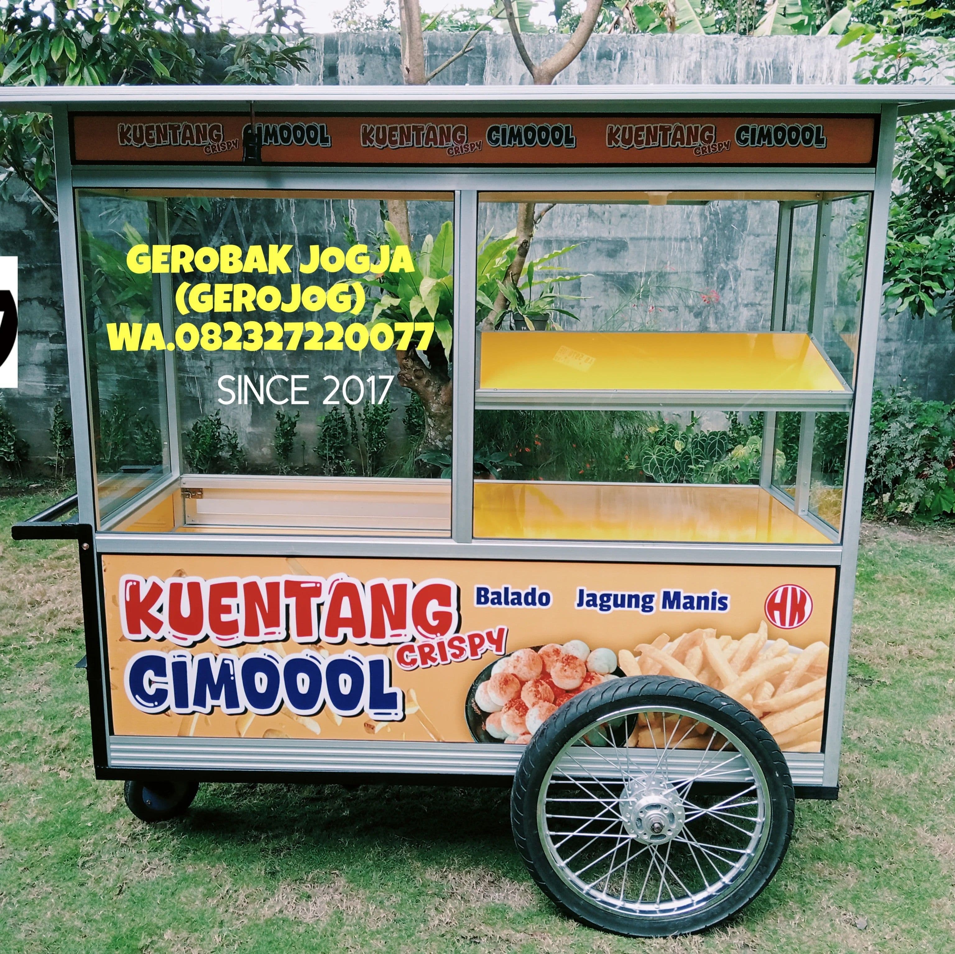 Gerobak Kentang Crispy dan Cimol